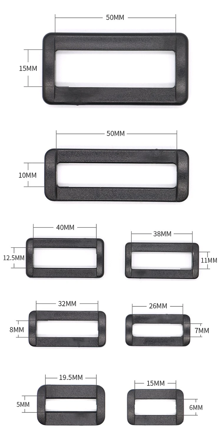Heavy Duty Plastic Square Ring Buckle